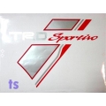 Sticker trd sportivo ทีอาดีสปอร์ตติโว่ สีเทา